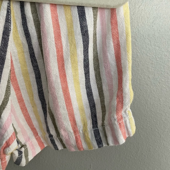 Old Navy Girls Multi Color Stripe Pull On Shorts Size Small 6-7 - Picture 10 of 10